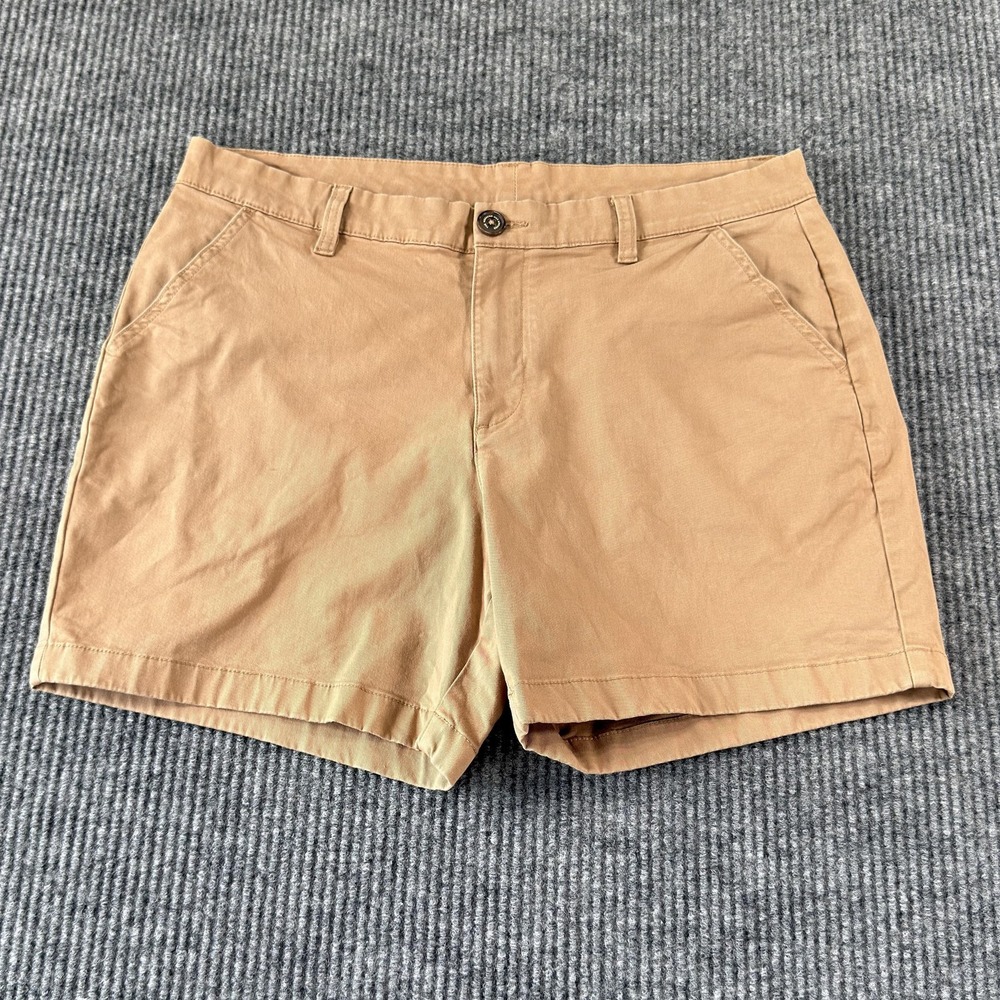 Chubbies Shorts Mens 35 Originals 5.5" Inseam Beige Khaki Stretch Flat Front